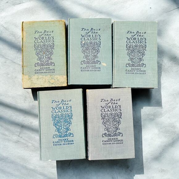 The Best of the World's Classics-Henry Cabot Lodge-1st Editions-1909-Set of 5 - Picture 8 of 12